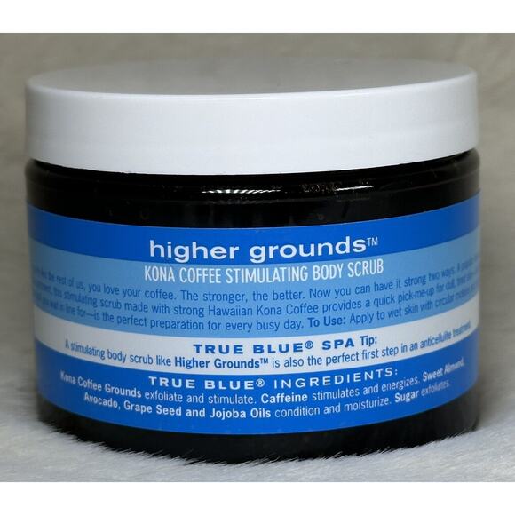 True Blue Spa Kona Coffee Higher Grounds Stimulating Body Scrub Discontinued - Picture 2 of 5